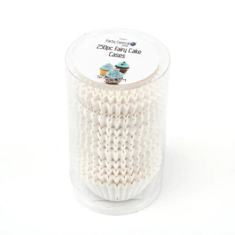 Party Central White Cupcake Muffin Mini Cases 250Pcs 203697