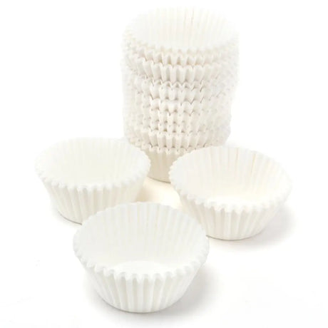 Party Central White Cupcake Muffin Mini Cases 250Pcs 203697