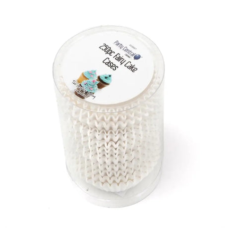 Party Central White Cupcake Muffin Mini Cases 250Pcs 203697