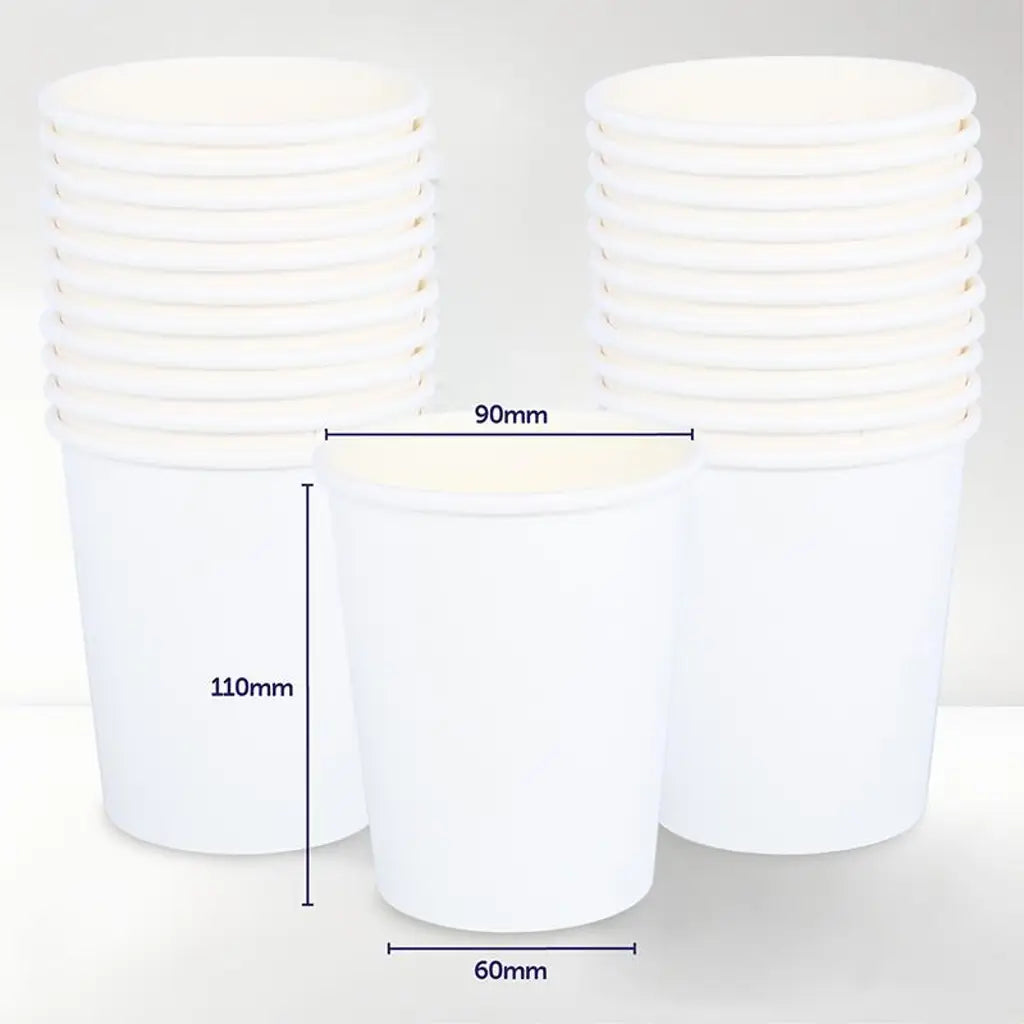 Party Central White Paper Cup 350ml 25Pk 287963