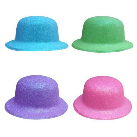 Party Hat Glitter Round Pastel Cols K042338