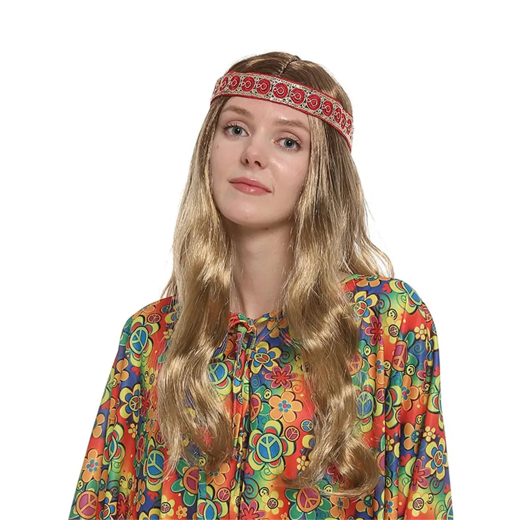 Party Planet 60s Hippie Wig & Headband PP28064