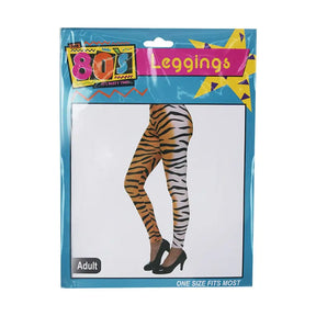 Party Planet 80s Tiger Print Leggings PP98395