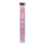 Party Planet Birthday Girl Pink Glitter Sash PP89495