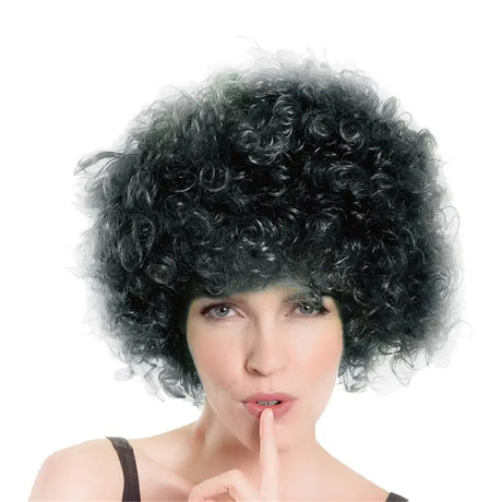 Party Planet Black Afro Wig A95874