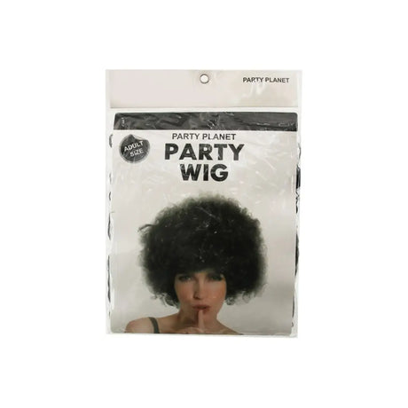 Party Planet Black Afro Wig A95874