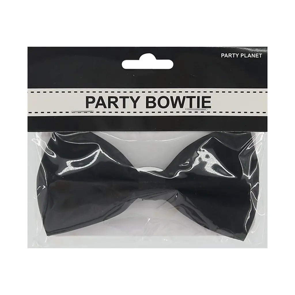 Party Planet Black Bow Tie A100950