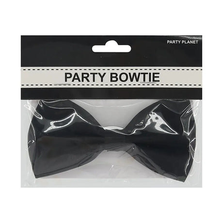 Party Planet Black Bow Tie A100950