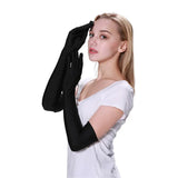 Party Planet Black Long Stain Gloves A95867