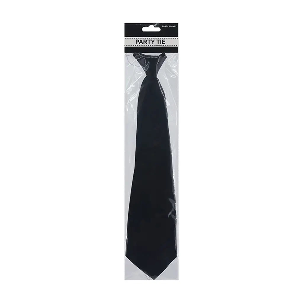 Party Planet Black Party Tie A119235