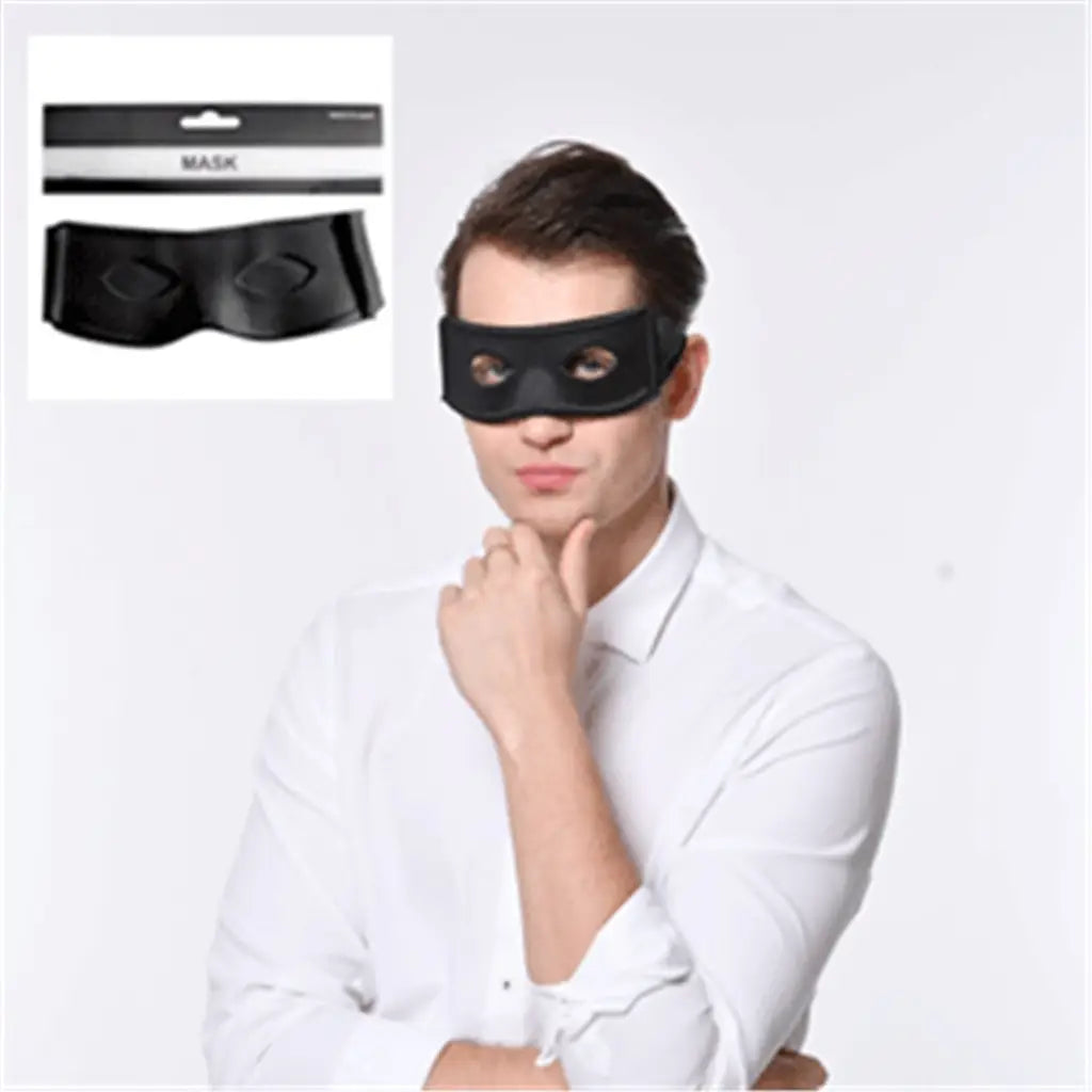 Party Planet Black Super Hero Zorro Mask A95744