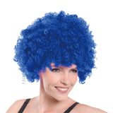 Party Planet Blue Afro Wig A97342