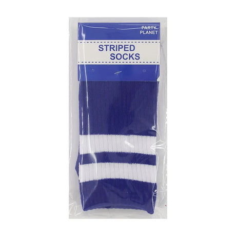 Party Planet Blue Cheerleader Knee High Socks PP26183