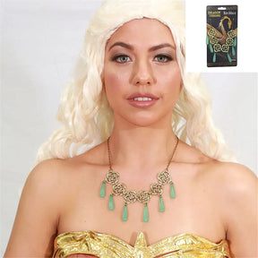 Party Planet Blue Crystal Necklace PP58002