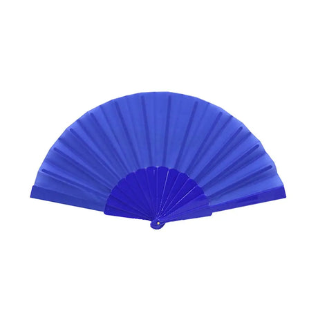 Party Planet Blue Fabric Hand Fan PP94116