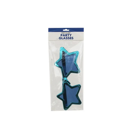 Party Planet Blue Jumbo Star Glasses PP89440
