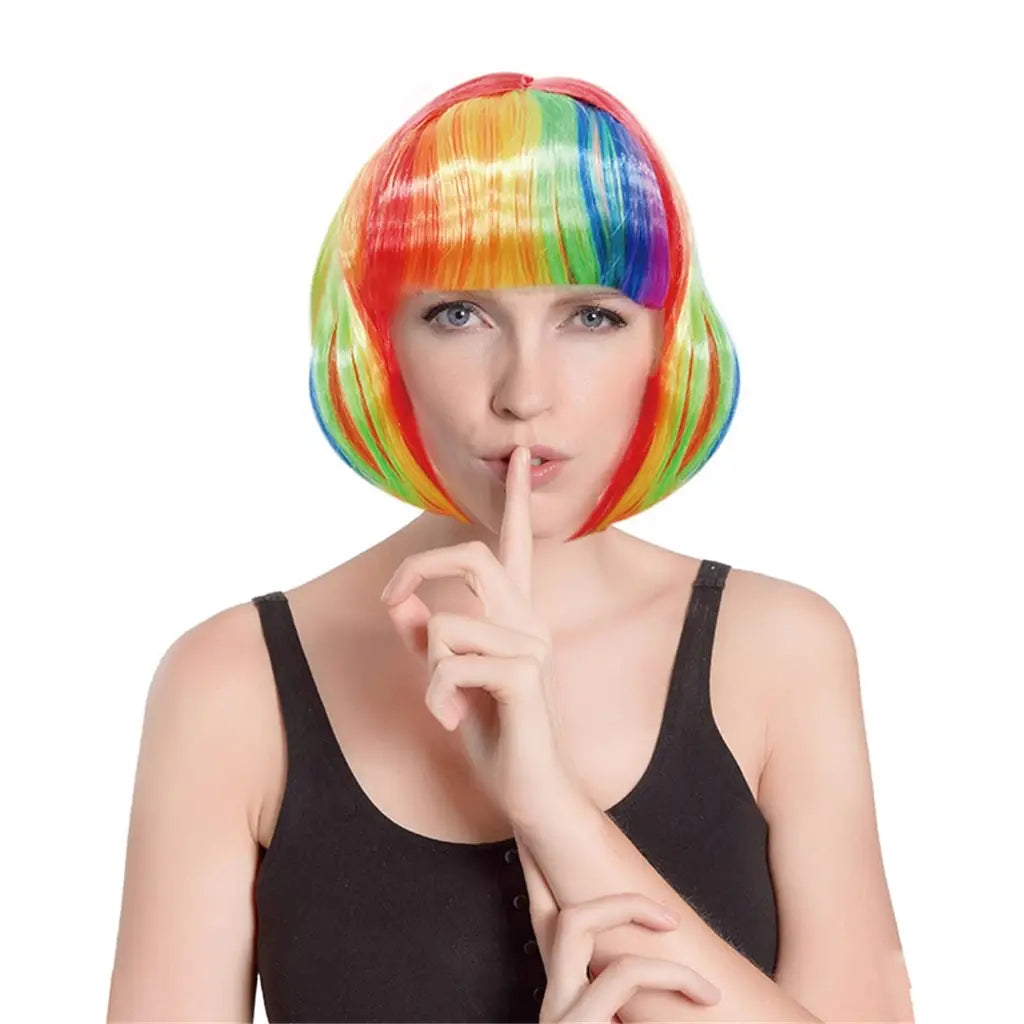 Party Planet Carnival Bob Wig A137642