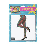 Party Planet Colourful Leopard Print Leggings PP98388