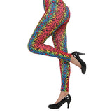 Party Planet Colourful Leopard Print Leggings PP98388