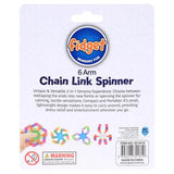 Party Planet Fidget Chain Link Spinner Assorted Colours 321810