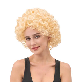 Party Planet Gold Grease Sandy Wig PP12466