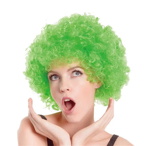 Party Planet Green Afro Wig A97069