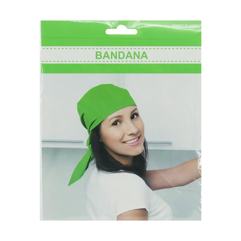 Party Planet Green Bandana 50x50cm A111826