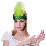 Party Planet Green Flapper Headband A97014-F
