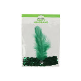 Party Planet Green Flapper Headband A97014-F