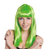 Party Planet Green Long Wig A97083