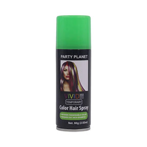 Party Planet Green Temporary Hair Spray 80g PP19710