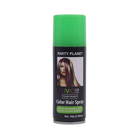 Party Planet Green Temporary Hair Spray 80g PP19710