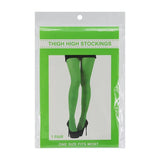 Party Planet Green Thigh High Stocking A97045