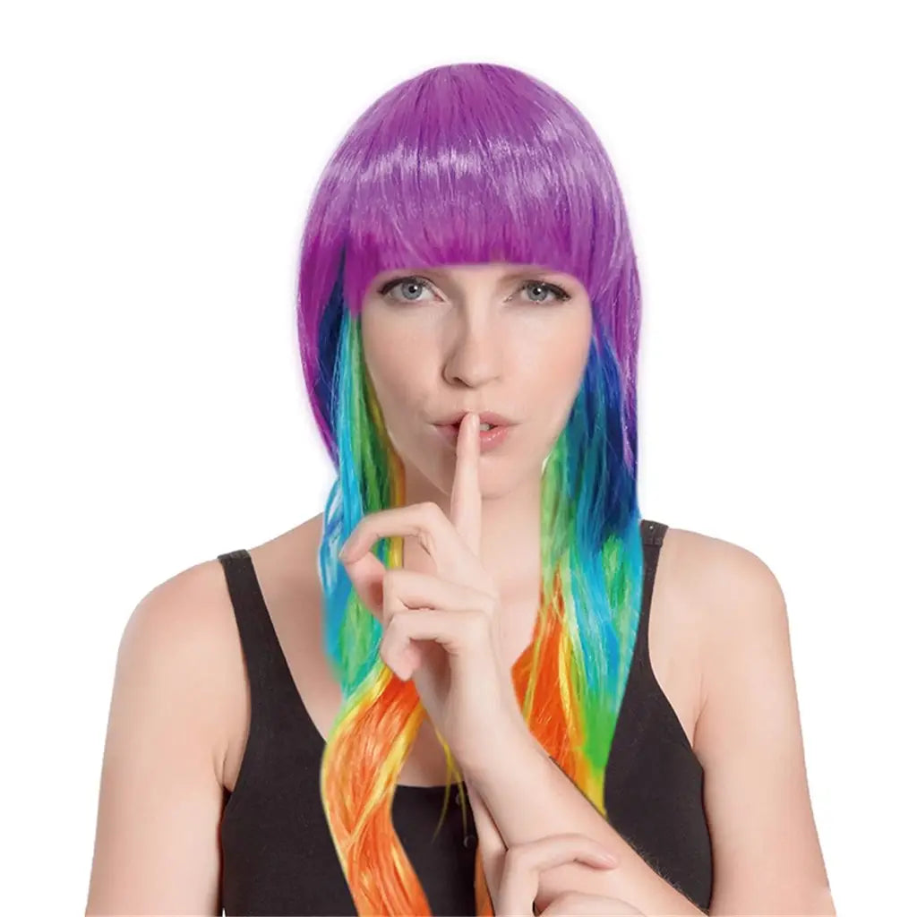 Party Planet Long Carnival Wig A137659