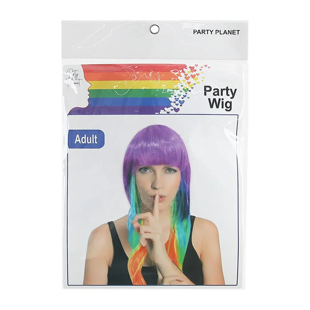 Party Planet Long Carnival Wig A137659