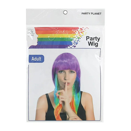 Party Planet Long Carnival Wig A137659