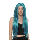 Party Planet Long Turquoise Wig PP27975