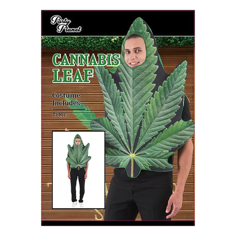 Party Planet Marijuana Leaf Costume One Size PP99798-ONE SIZE