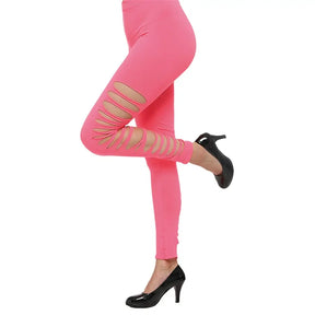 Party Planet Neon Pink 80s Leggings PP12565
