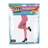 Party Planet Neon Pink 80s Leggings PP12565