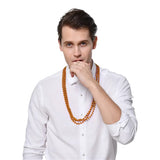 Party Planet Orange Party Necklace 80cm 3Pk PP37421