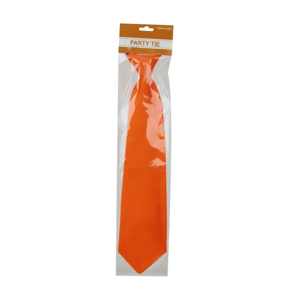 Party Planet Orange Party Tie PP37209