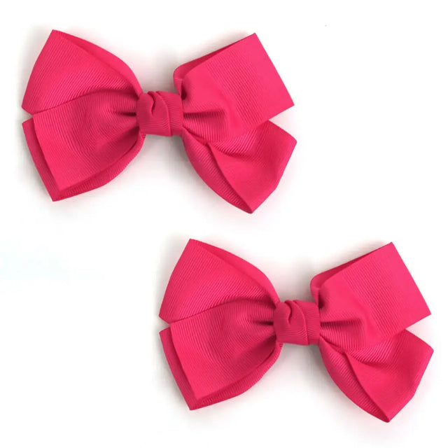 Party Planet Pink Bow Hair Clip 2PK PP11889