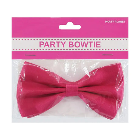 Party Planet Pink Bow Tie A101018