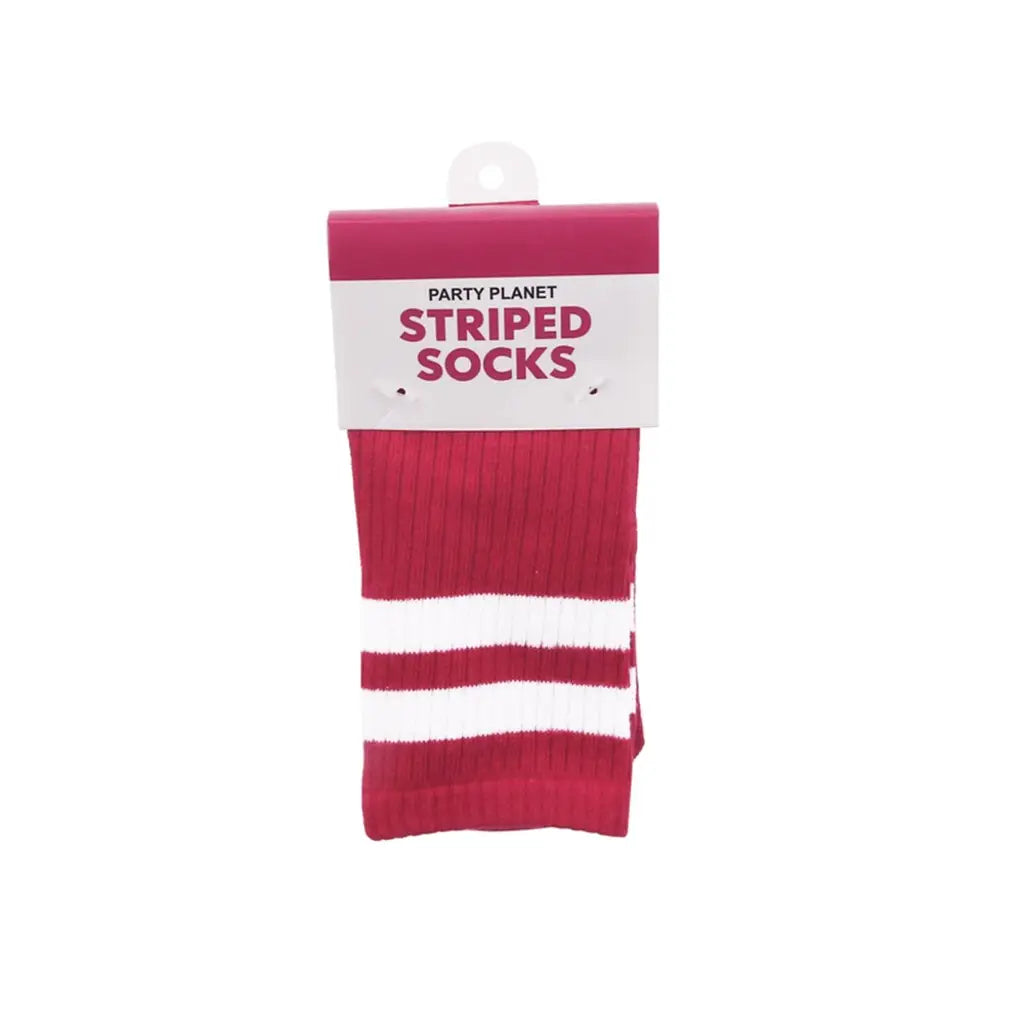 Party Planet Pink Cheerleader Knee High Socks PP26152