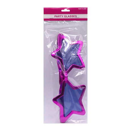 Party Planet Pink Jumbo Star Glasses PP89426