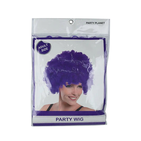 Party Planet Purple Afro Wig PP37612