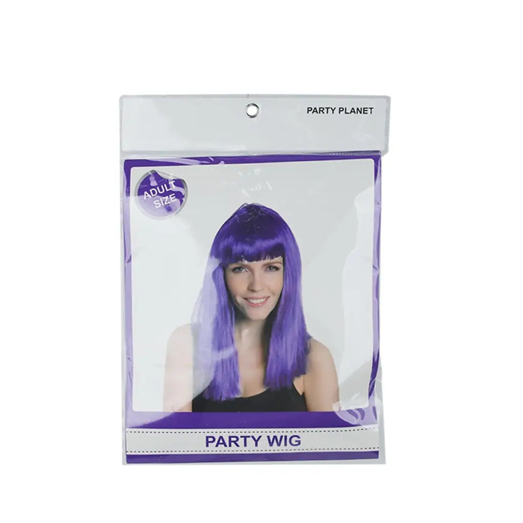 Party Planet Purple Long Wig PP37599