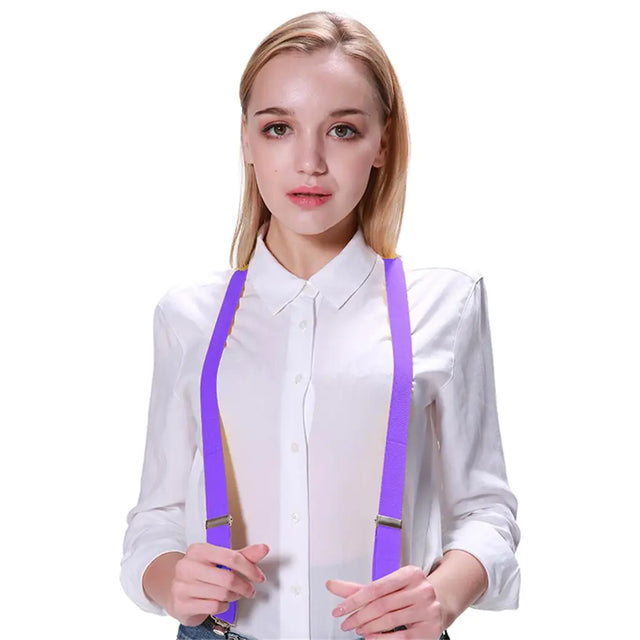 Party Planet Purple Suspenders PP37650