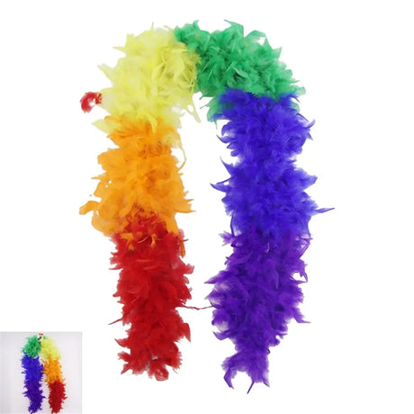 Party Planet Rainbow Feather Boa 1.5m PP26510-F